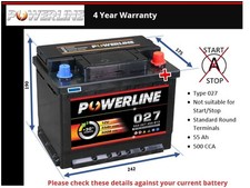 Battery fits skoda for sale  UK