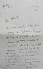 Jean cocteau lettre d'occasion  Metz-