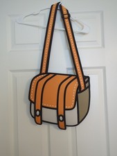 Bolsa de ombro 2D Jump From Paper laranja com alças de pressão comprar usado  Enviando para Brazil