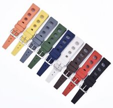Usado, Pulseira de relógio de borracha flúor 20 mm FKM rali tropical liberação rápida à prova d'água comprar usado  Enviando para Brazil