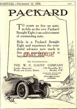 1922 advert packard for sale  SIDCUP