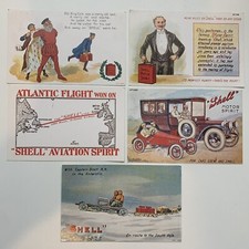 Shell advertising postcards for sale  CORSHAM
