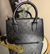 Bolsa de mão feminina preta BAIXA clássica comprar usado  Enviando para Brazil