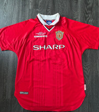 Camisa Umbro Manchester United 1999 Champions League Home autêntica original - G comprar usado  Enviando para Brazil