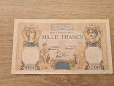 Billet banque 1000 d'occasion  Ollioules