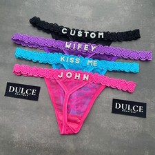 Personalised thong custom for sale  AYLESBURY