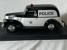 Carro de polícia vintage Ford modelo A c. 1934 branco comprar usado  Enviando para Brazil