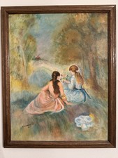 Vintage framed oil for sale  Trenton