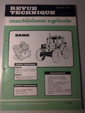 Revue technique tracteur d'occasion  Romans-sur-Isère
