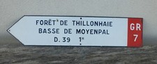 Plaque émaillée gr7 d'occasion  Dompaire