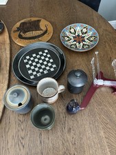 Pottery selection plates for sale  PETERBOROUGH