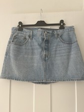 levis denim mini skirt for sale  EAST GRINSTEAD