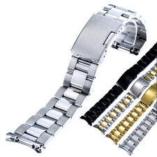 Pulseiras de relógio de aço inoxidável sólido premium com extremidade curva 16 18 20 22 24 26 mm, usado comprar usado  Enviando para Brazil