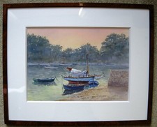 Belle aquarelle bateau d'occasion  Vannes