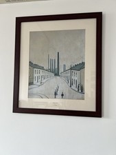 Lowry 1961 framed for sale  STOKE-ON-TRENT