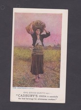 Advertising postcard cadbury for sale  WEYMOUTH