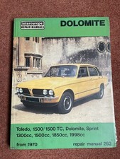 Triumph dolomite inc for sale  SETTLE