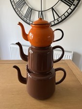 Metal teapot stack for sale  SOLIHULL