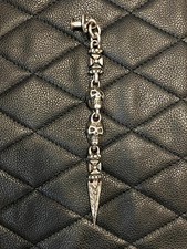 Cabide carteira personalizado raro Travis Walker caveira adaga comprar usado  Enviando para Brazil