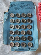 Plaque boutons anciens d'occasion  Senozan