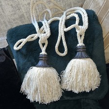 Pair cream curtain for sale  NEWCASTLE UPON TYNE