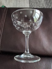 Vintage etched star for sale  REDDITCH