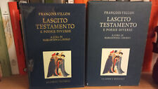 Villon lascito testamento usato  Roma