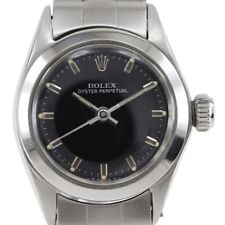 Relojes Rolex Oyster perpetual 6618 cal.1161 esfera negra acero inoxidable Mec... segunda mano  Embacar hacia Argentina