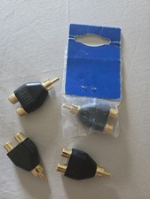 Phono rca splitter for sale  CHESTERFIELD