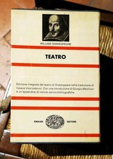 Teatro shakespeare ediz. usato  Padova