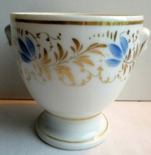 Grand bol ou Cache-pot porcelaine de Paris, 2 têtes de femme, Fleurs or fin comprar usado  Enviando para Brazil