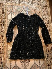 Pailletten kleid glitzer gebraucht kaufen  Eltville am Rhein