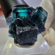 Amostra de cubo de fluorita fantasma, zonal - Novo achado! Okorusu, Namíbia 29*28*17mm comprar usado  Enviando para Brazil