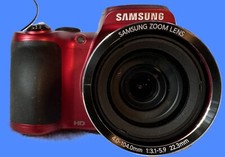 Câmera Digital Samsung WB100 16.2MP Vermelha 26x Zoom Óptico Largo - Testada Funciona!! comprar usado  Enviando para Brazil