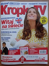KATE MIDDLETON & ROYAL BABY on front cover KROPKA TV 20/2015 in. James Bond 007 na sprzedaż KATE MIDDLETON & ROYAL BABY on front cover KROPKA TV 20/2015 in. James Bond 007 na sprzedaż  PL