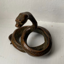 Japanese bronze snake for sale  READING