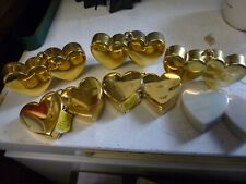 Gold double heart for sale  MORECAMBE