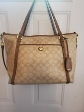 Coach tan signature for sale  Fort Walton Beach