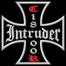 Suzuki Intruder C1800R Krzyż Naszywka iron-on patch na sprzedaż  PL