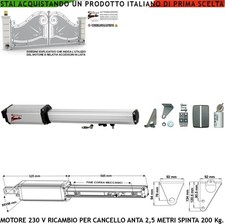 Motore cancello automatico usato  Roma