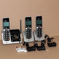 Sistema de contestador telefónico inalámbrico AT&T 3 con bloque de llamadas BL102-3 probado segunda mano  Embacar hacia Mexico