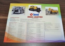 Beml Limited Dump Koparka Ciągnik Spycharka Zakres Indie Broszura Broszura Broszura Broszura na sprzedaż  PL