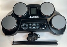 Kit de bateria eletrônica Alesis Compactkit 4 pad com plugue AC e baquetas testadas comprar usado  Enviando para Brazil