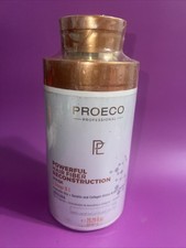 Usado, Máscara de reconstrução de fibra capilar poderosa Proeco Professional Step 3 20,29 fl oz comprar usado  Enviando para Brazil