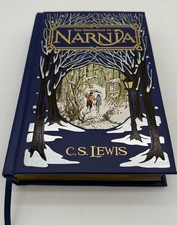 The Chronicles of Narnia C. S. Lewis Barnes & Noble Hardcover Leather, usado comprar usado  Enviando para Brazil