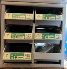 Usado, Hillman Hardware cabine maior 6 gavetas organizador de aço com parafusos planos de madeira HD #5957 comprar usado  Enviando para Brazil