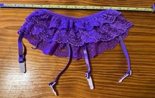 Purple garter belt for sale  Spartanburg