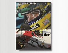 Ayrton senna print for sale  GILLINGHAM