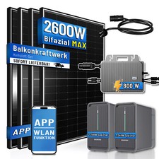 2000w balkonkraftwerk speicher gebraucht kaufen  Bad Vilbel