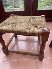 Antique seagrass stool for sale  HULL
